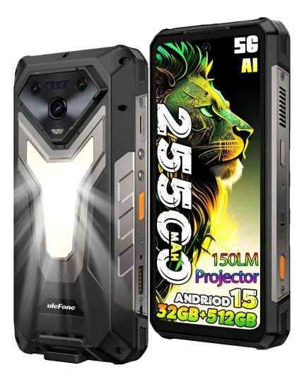 Ulefone Armor 34 Pro smartphone rugged 5G con proyector batería 25500 mAh