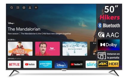 Smart TV Hikers 50 pulgadas 4K UHD Dolby