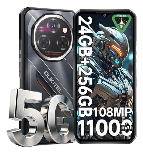 Oukitel WP62 smartphone rugged 5G 24GB RAM 256GB batería 11000 mAh