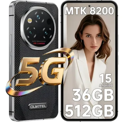 Oukitel WP210 smartphone rugged 5G 36GB RAM 512GB cámara 108MP